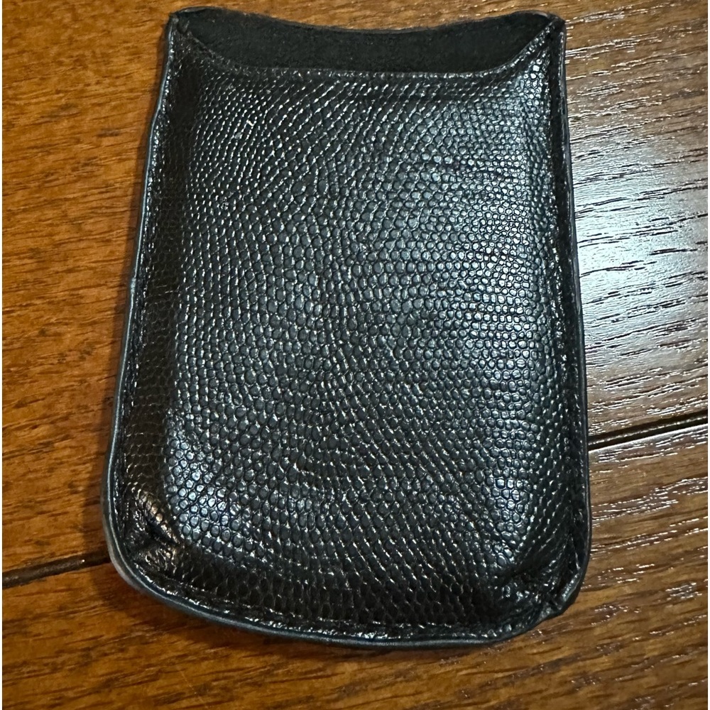 Small Black Case for Credit Card and:or ID.  Case 3.5” Wide x 5” Long.